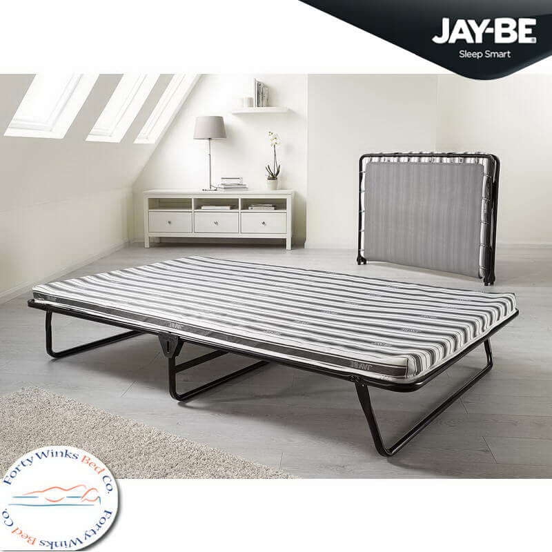 JAY-BE Value Double Folding Bed with Airflow Fibre Mattress 